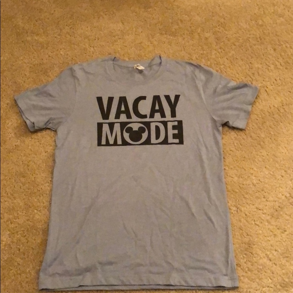 Adult Disney t-shirt. Size med. Grey blue color.